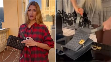 chanel influencer russe|Russian Influencers Cut Up Chanel Bags to Protest .